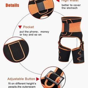 3 and 1 Waist Trainer and Thigh Trimmer Belt